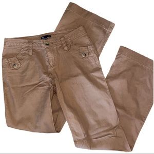 Gap Khaki/Brown Wide Leg Pants